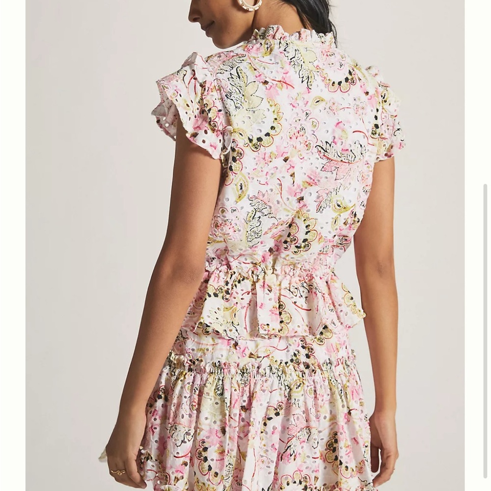 Misa Floral Ruffle Dress - Picture 3 of 8